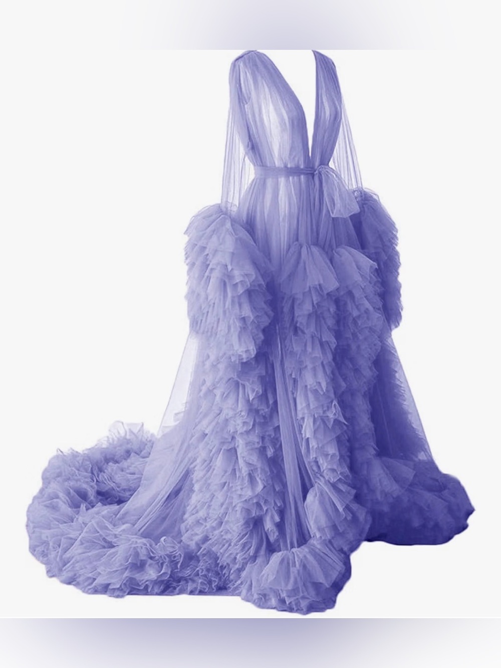 NEW Lavender Tulle Robe Size 3XL
